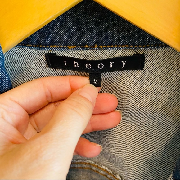 Theory Dark Denim Jacket - Picture 5 of 6